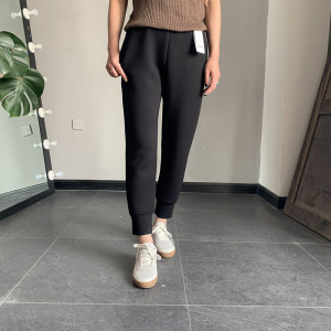 菲玛掂210028显瘦宽松大码2021秋季运动高腰休闲裤小脚哈伦裤女裤