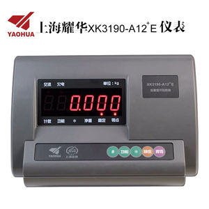 上海耀华XK3190-A12+E称重显示器控制器小地磅电子秤仪表头配件3t