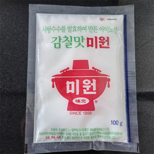 韩国进口味元味精清净园味精100/500g/1KG谷氨酸钠增鲜提味调味品