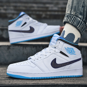莆田aj男鞋激光蓝官网正品aj女鞋迪奥联名空军一号运动休闲小白鞋