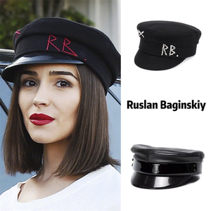 现货Ruslan Baginskiy报童帽迪丽热巴周冬雨同款RB贝雷帽子女冬