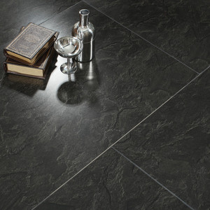 仿石材复合地板黑洞石木地板12mm强化地板客厅高密度商业定制地板