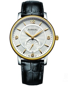 rossini罗西尼sr5461t01b雅尊商务系列18k金自动机械男表全国联保