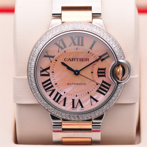【卡地亚cartier】蓝气球系列后钻自动机械女表型号w2bb0011腕表