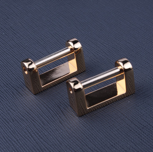 箱包拱桥锁板板扣锁 diy手工皮具箱包五金配件 k金电镀