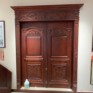 对开门木门双开门