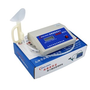 上海万庆电子肺活量测量仪8888测试仪器锻炼器高精度送30吹嘴