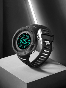 TOMI2021新款简约时尚圆形大表盘初中生学生运动防水日历电子手表