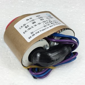 R型电源变压器30W 双15V+单9V R牛 音响变压器 铜线 115V-230V