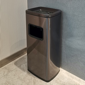 缸不锈钢烟蒂收集器烟头垃圾桶吸烟亭专用烟蒂灭烟桶大号2人付款549