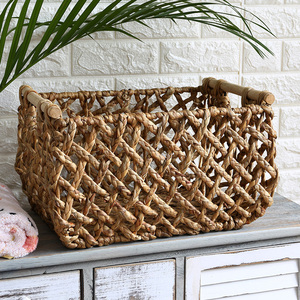 草藤编织收纳筐