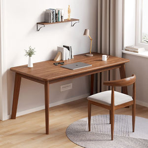 书桌凳子家用电脑台式桌卧室仿实木学生学习写字书桌办公桌椅组合