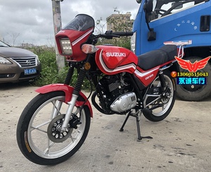 二手原装铃木gs125cc刀仔摩托车四冲程越野复古街车豪华太子整车