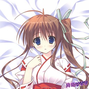 茜色染红的街道 长濑凑 巫女 凉香 动漫等身抱枕 2wt抱枕套