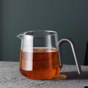 高档创新泡功夫茶玻璃公道杯大号分茶器高硼硅耐高温尚明茶具咖啡