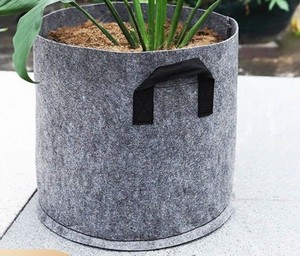 无纺布种植袋美植袋加厚加仑盆灰色阳台种花楼顶种菜蔬果育苗袋