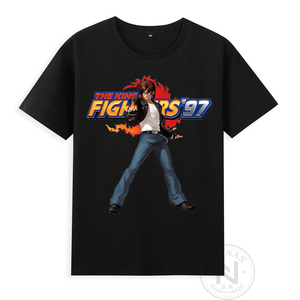 the king of fighters97拳皇草薙京短袖t恤衣服定制6x服装有童装