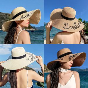 适合海边拍照的帽子海岛度假泰国三亚旅游穿搭草帽夏季防晒太阳帽