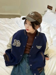 香港韩国代购童装男童棒球服外套儿童春秋开衫夹克中大童女童上衣