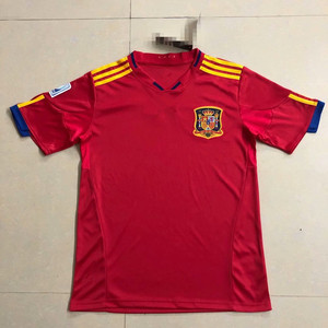 2010年世界杯西班牙主场复古球衣/足球服/波衫/ 红色上衣   60元