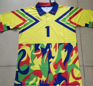 墨西哥坎波斯黄色复古守门员/龙门服/ 自带明星1号 黄色 65元