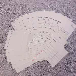 茶茗丨现货 日本仓敷意匠 领受书 周计划 地图纸 便签本