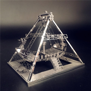 IRON STAR钢达3D立体金属拼图维京海盗船模型成人减压玩具益智
