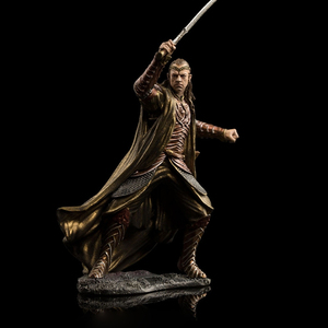 weta霍比特人魔戒指环王埃尔隆德精灵王 爱隆王 手办模型迷你摆件