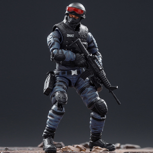 暗源穿越火线cf兵人1/18斯沃特刀锋特种部队3.75可动人偶手办模型