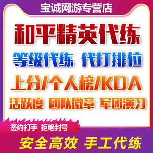 和平精英代练刺激战场吃鸡手游代打排位段位带上分赛季手册刷kda