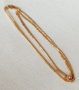 精工厚重 18k黄金日本精工3.6mm款厚装编织款项链50cm 20.34g