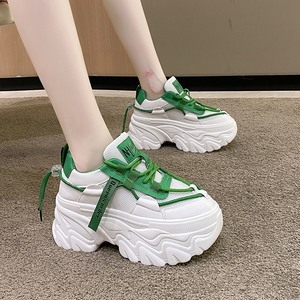 itbuy高端定制女鞋潮牌老爹鞋小个子厚底松糕增高透气休闲小白鞋