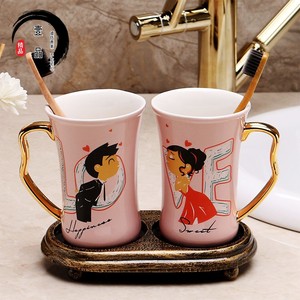 情侣洗漱套装欧式