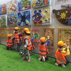 幼儿园墙面玩具走廊墙壁装饰儿童早教中心益智墙上游戏启蒙认知板