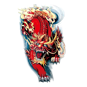 火麒麟纹身花臂