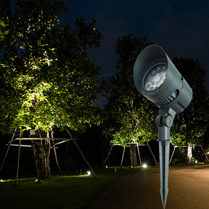 led射树灯暖光户外防水射灯工程定制绿光照树灯18w公园照明景观灯