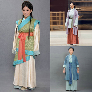 影视古装宋朝明朝唐朝女古装丫鬟古装仆人服女群演棉麻古装老太太