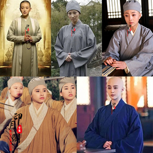 影视古装古代女尼姑服装峨眉派弟子服灭绝师太古装演出服