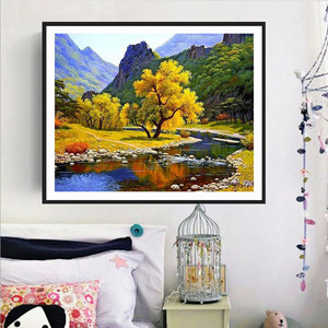 钻石绣风景画小画