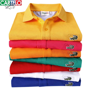 ss311正品蒙口羽皇专柜淘宝cartelo鳄鱼新款纯色polo衫短袖纯棉夏季