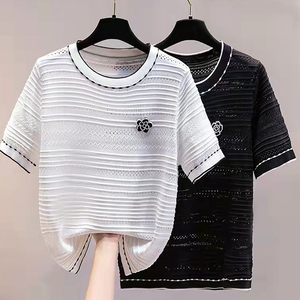 哥弟冰丝半袖t恤女