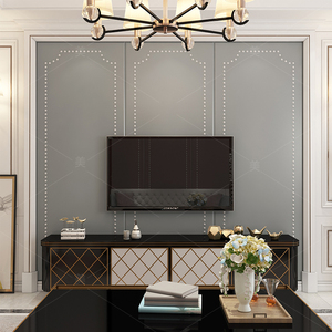 软硬包背景墙定做轻奢美式复古欧式铆钉客厅卧室沙卧室发电视床头