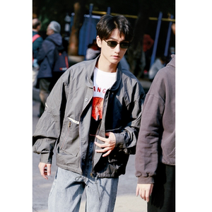 80年代复古外套男