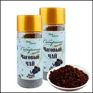 新包装俄罗斯原装进口野生桦树茸颗粒茶桦褐孔菌保健养生茶代茶饮