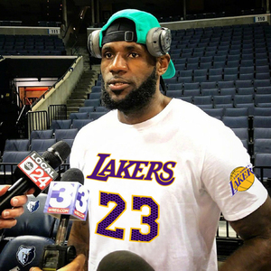 湖人总冠军勒布朗詹姆斯23号湖人篮球运动同款训练服lakers大码