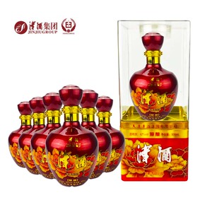 津酒浓香型白酒纯粮食酒礼盒装42度整箱6瓶高粱酒封坛原浆酒瑞伟