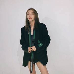 otto 958拼色西装kiko kostadinov风格西服外套ki味潮流男女同款