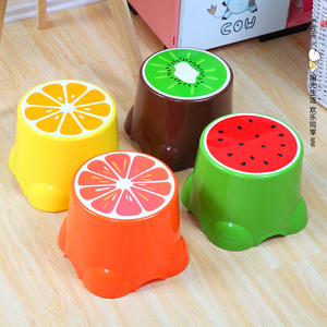 水果椅儿童椅子塑料加厚幼儿园宝宝卡通小板凳子可爱防滑家用座椅