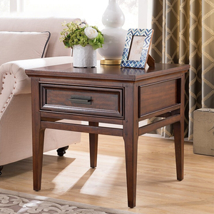 角机沙发小边柜储物柜客厅边几柜旁边小桌子美式正方形侧边柜现货