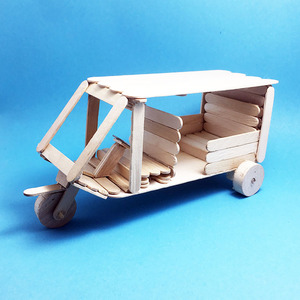 diy小发明三轮车小学初中劳技作业益智玩具科技小制作材料包手工